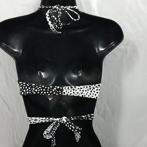 Victoria's Secret Pebble Dot The Wrap Bikini 34B - Picture 5 of 7